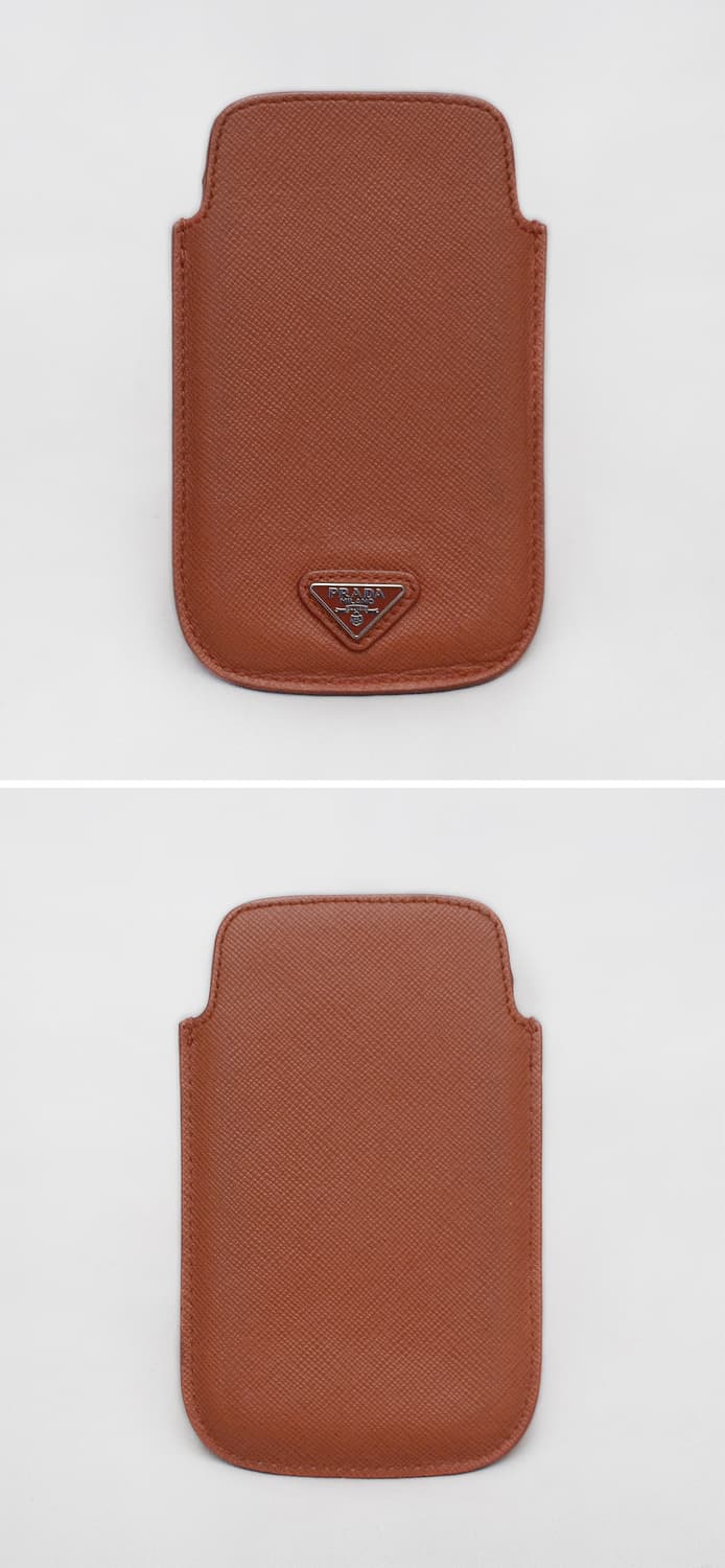 프라다 (PRADA) 삼각로고 사피아노 레더 카드.명함 폰케이스 상품이미지4