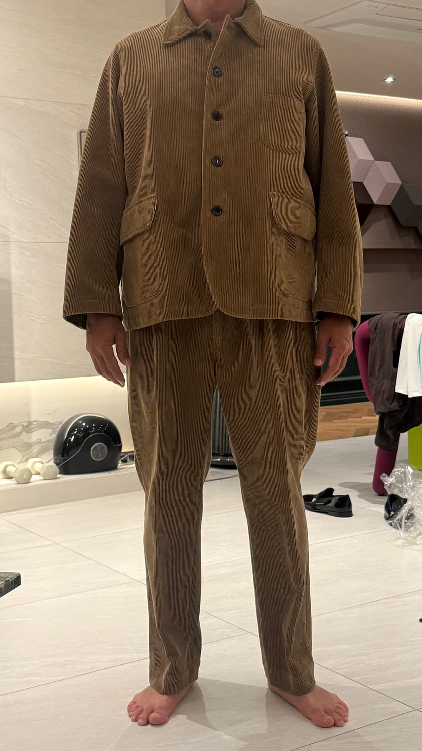 H.unit 일본 빈티지 커스텀 골덴 자켓팬트 세트 상품이미지8