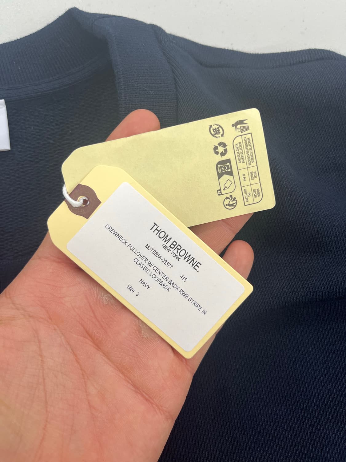 톰브라운 백삼선 3 미착용 새상품 상품이미지3