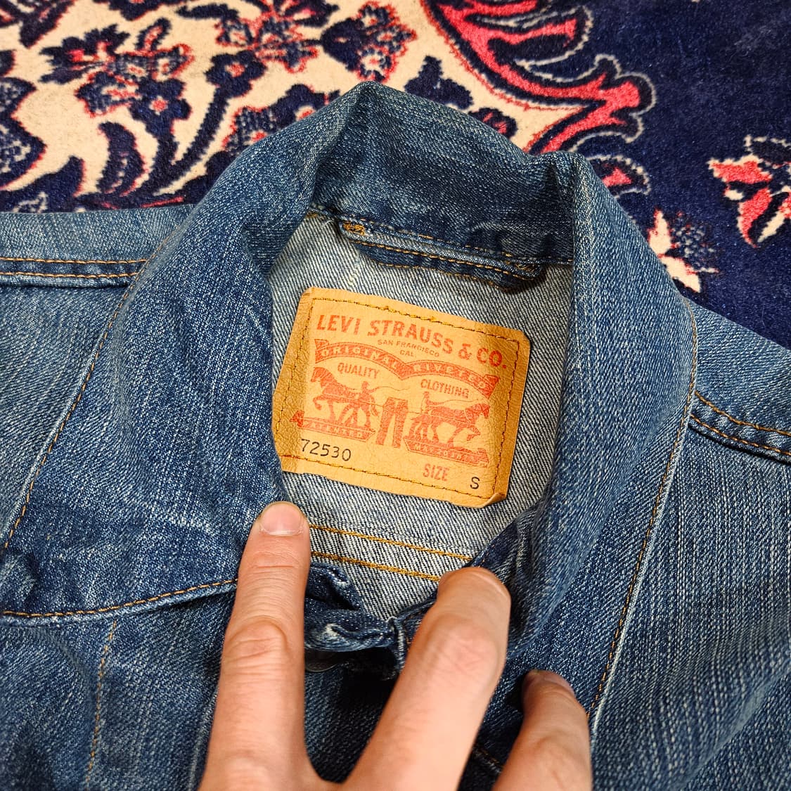 리바이스(Levis) 72530 빈티지 트러커 자켓 S size 상품이미지4
