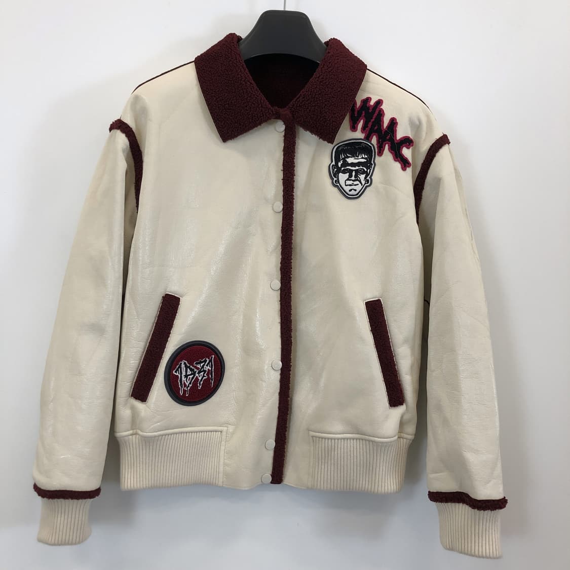 WAAC 왁 몬스터 페이크레더자켓 100 양털안감  상품이미지1