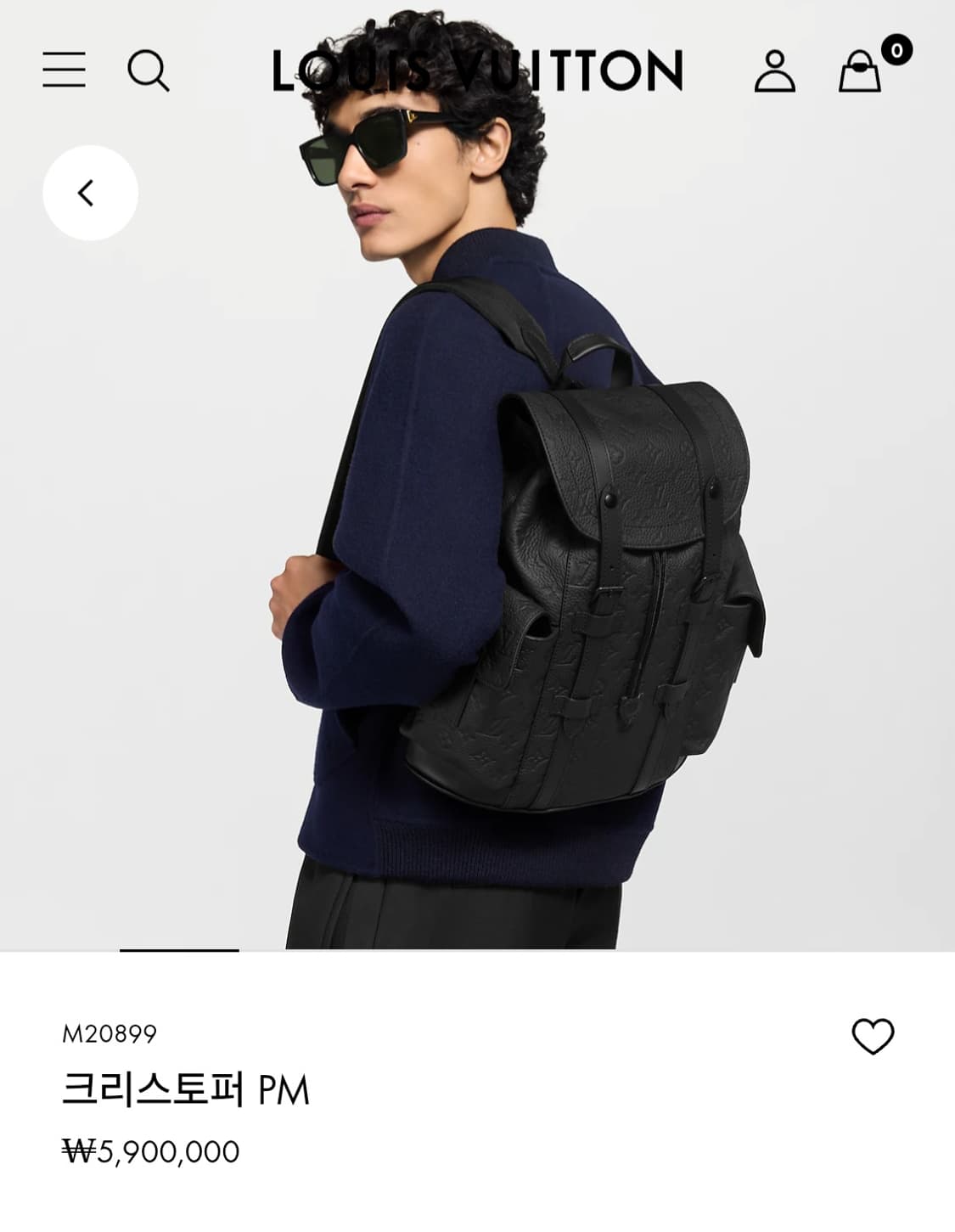 루이비통 토리옹 크리스토퍼 백팩PM 신형 상품이미지3