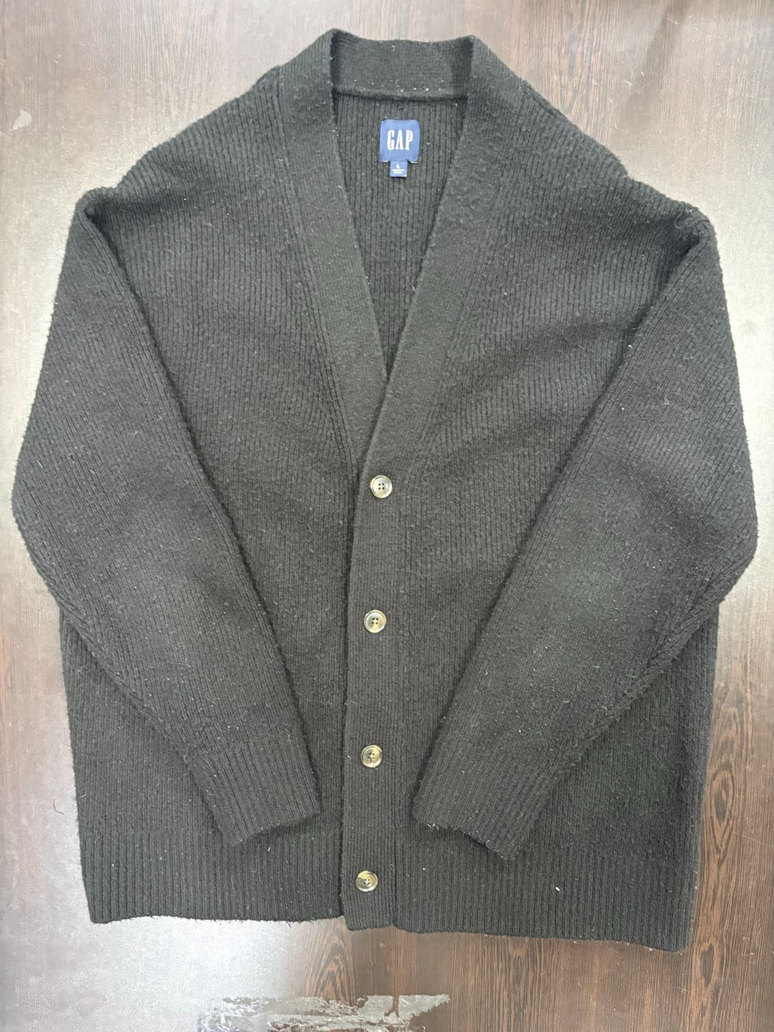 GAP 블랙 가디건 L사이즈 상품이미지1