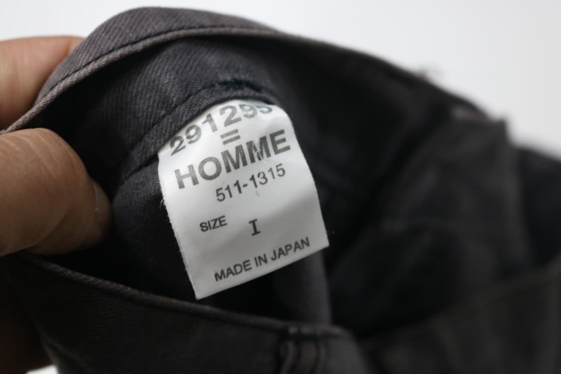291295=HOMME 빈티지 차콜 페이디드 카고 하프 팬츠 (1) 상품이미지10