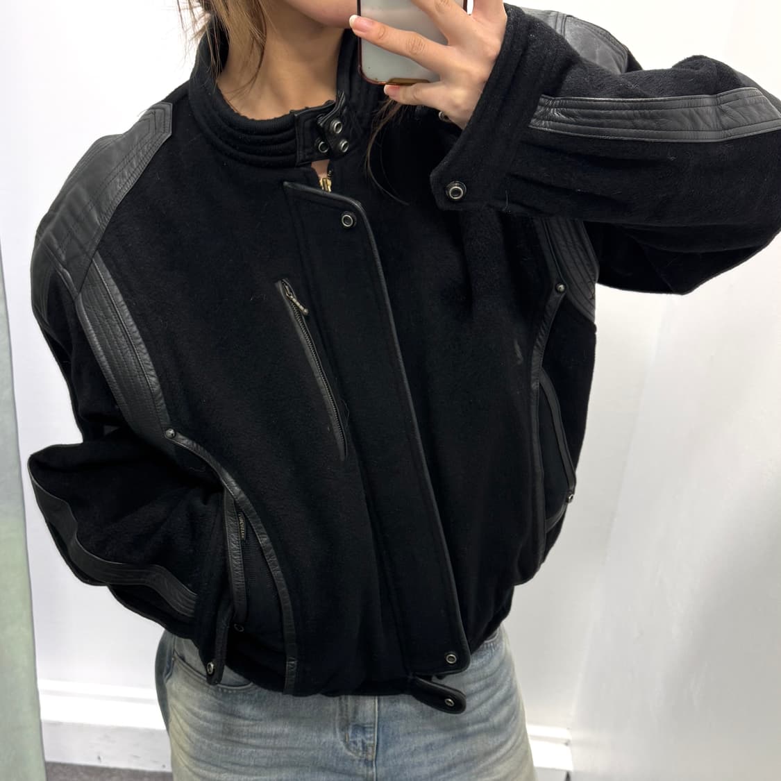 랭커스터 소가죽 모자켓 상품이미지1