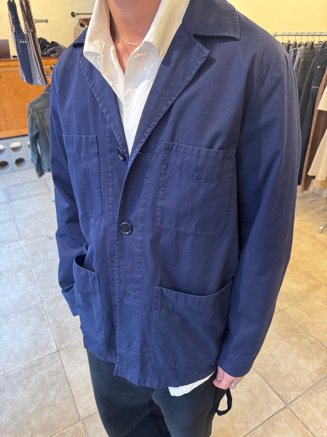 Aspesi Navy Work Jacket 상품이미지5