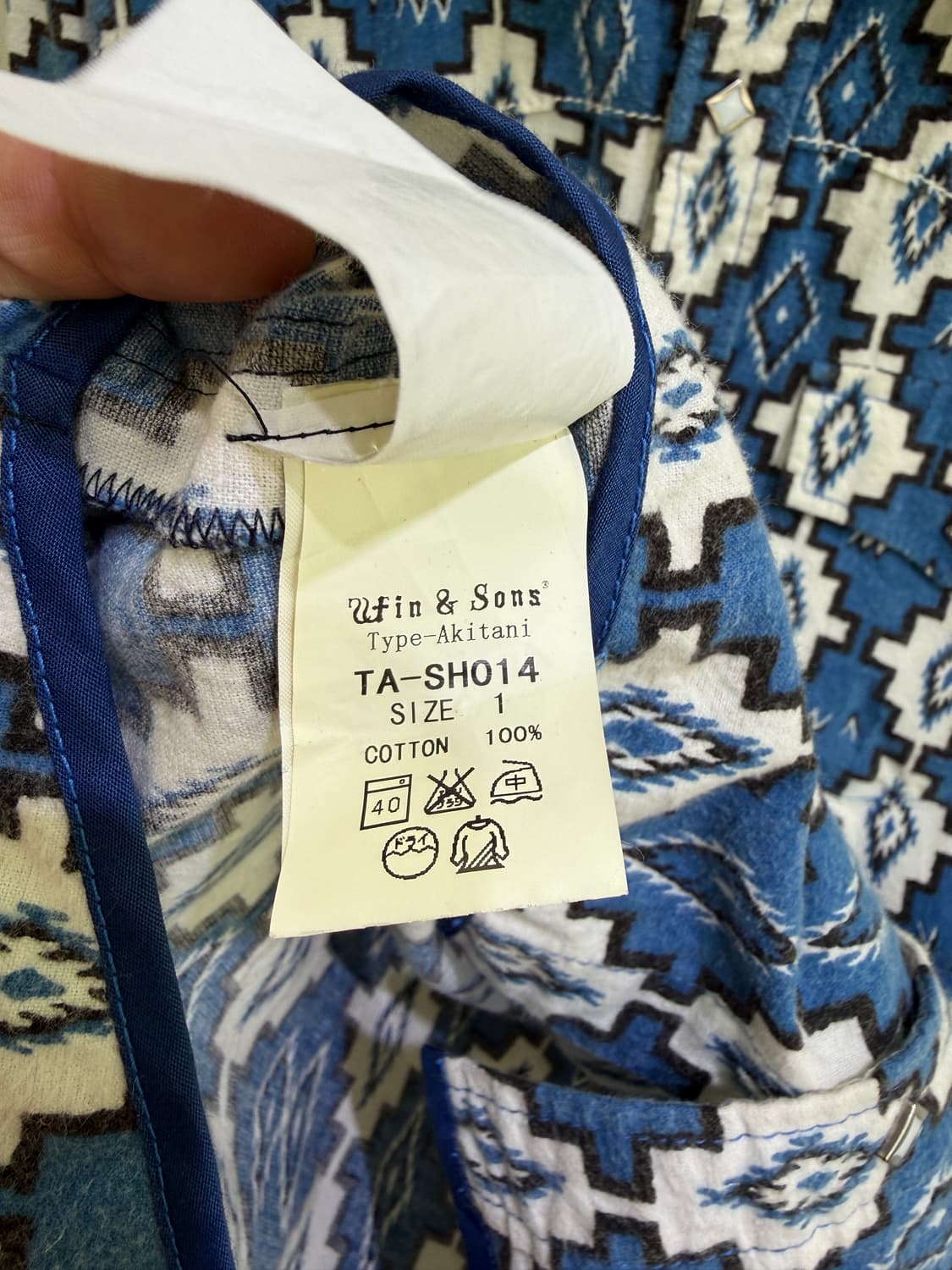 WIN & SON (Made in Japan) 웨스턴 셔츠 상품이미지8