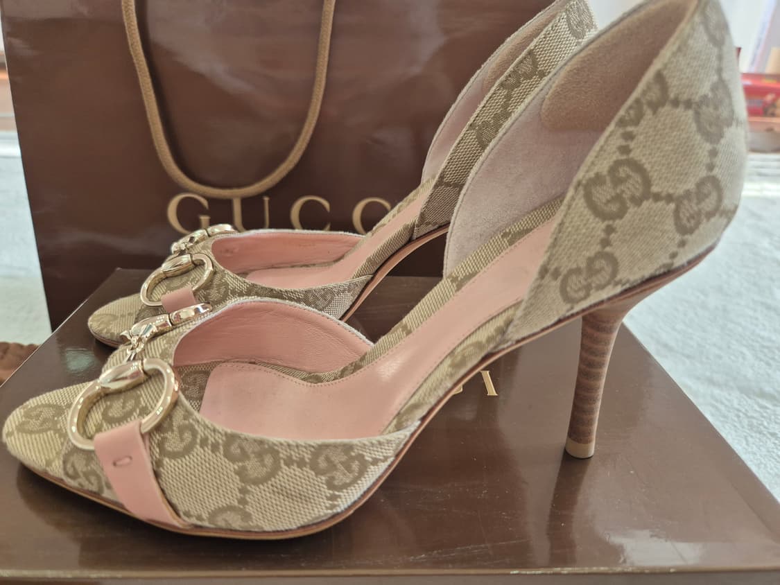 구찌 오픈토 힐 샌들(새제품 컨디션) 상품이미지5