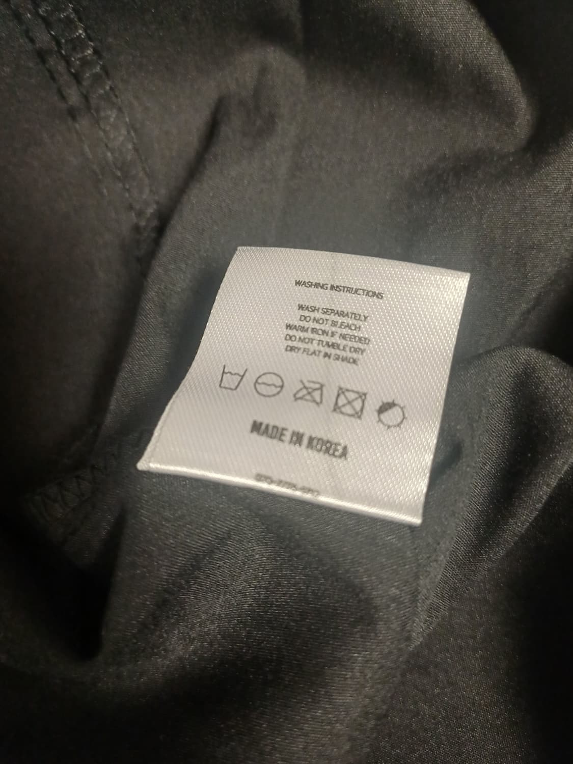 [새상품] 수아레(SUARE) 스튜디오 오픈칼라 긴팔셔츠 -[L/블랙] 상품이미지5