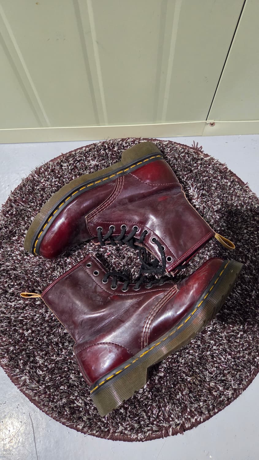 닥터마틴 1460 체리레드 레더 부츠 상품이미지3