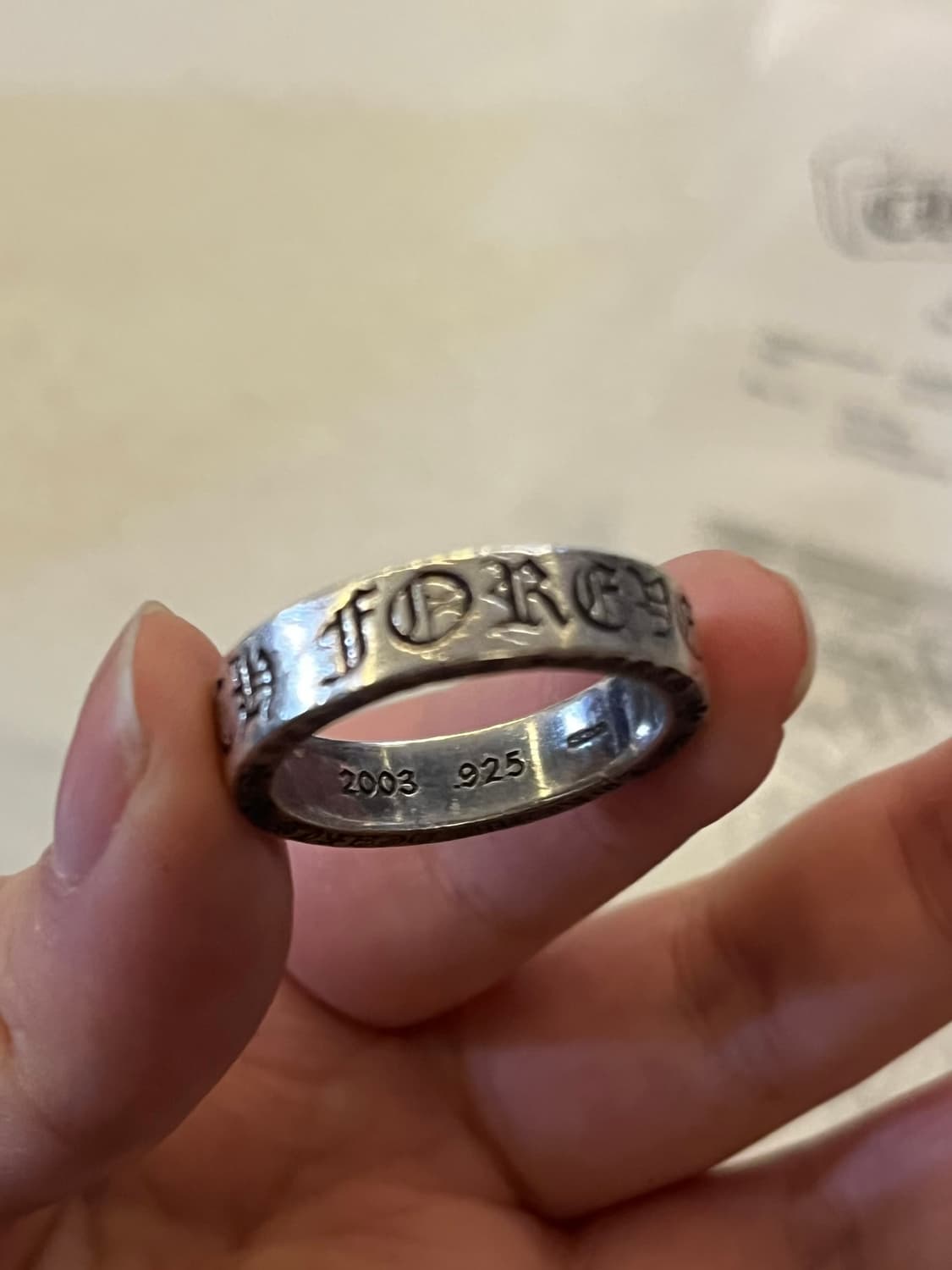 크롬하츠 스페이서 포에버링 24호 (영수증포함) 상품이미지5