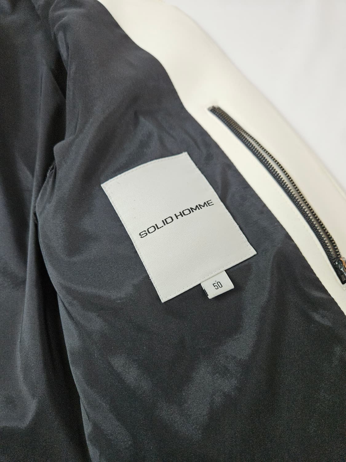 솔리드옴므 SOLID HOMME 폴리 블루종 봄버자켓 50 상품이미지2