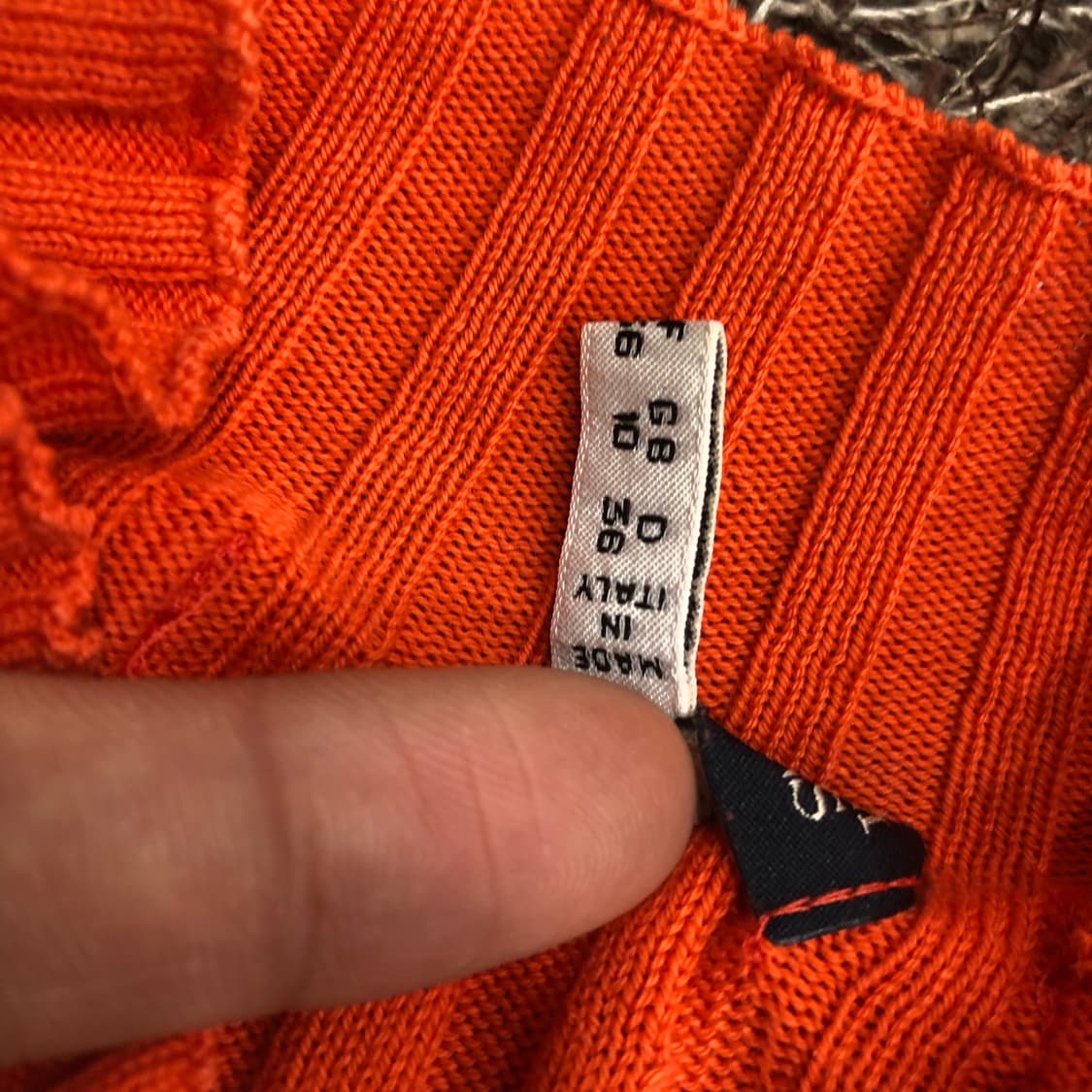 아르마니 진 여성 투웨이 슬림핏 니트 집업 상품이미지7