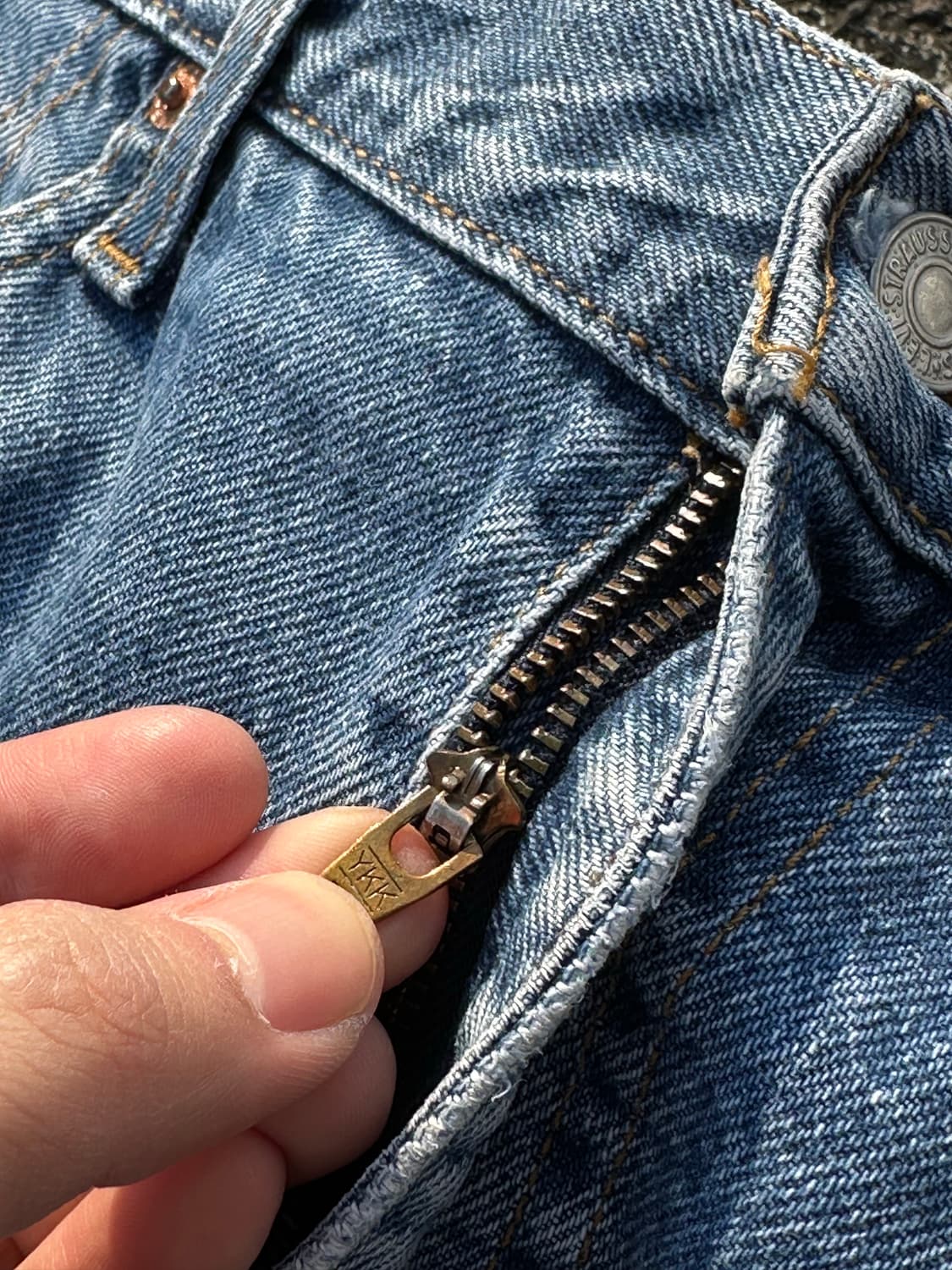 90s 미제 Levi's 505 리바이스 테이퍼드 핏 팬츠 상품이미지4