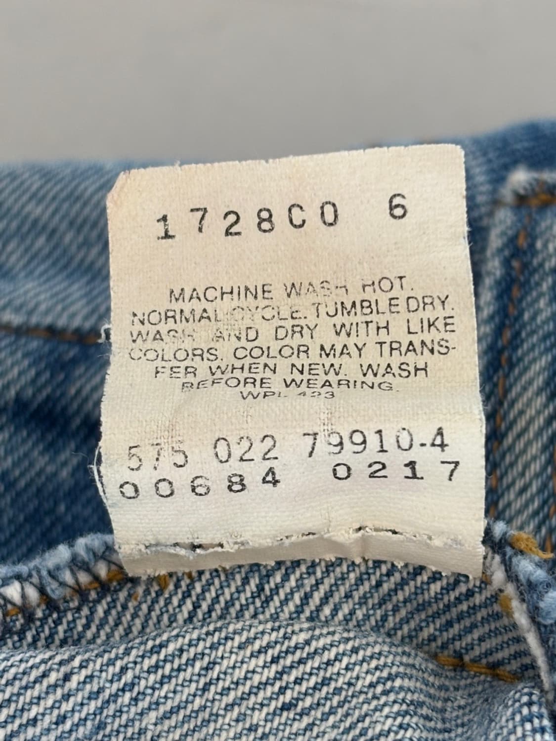 80s Levis Denim Pants 상품이미지10