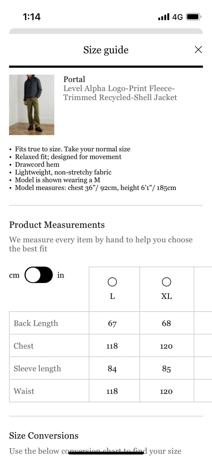 포탈 레벨 알파 플리스 자켓 블랙 L 상품이미지3