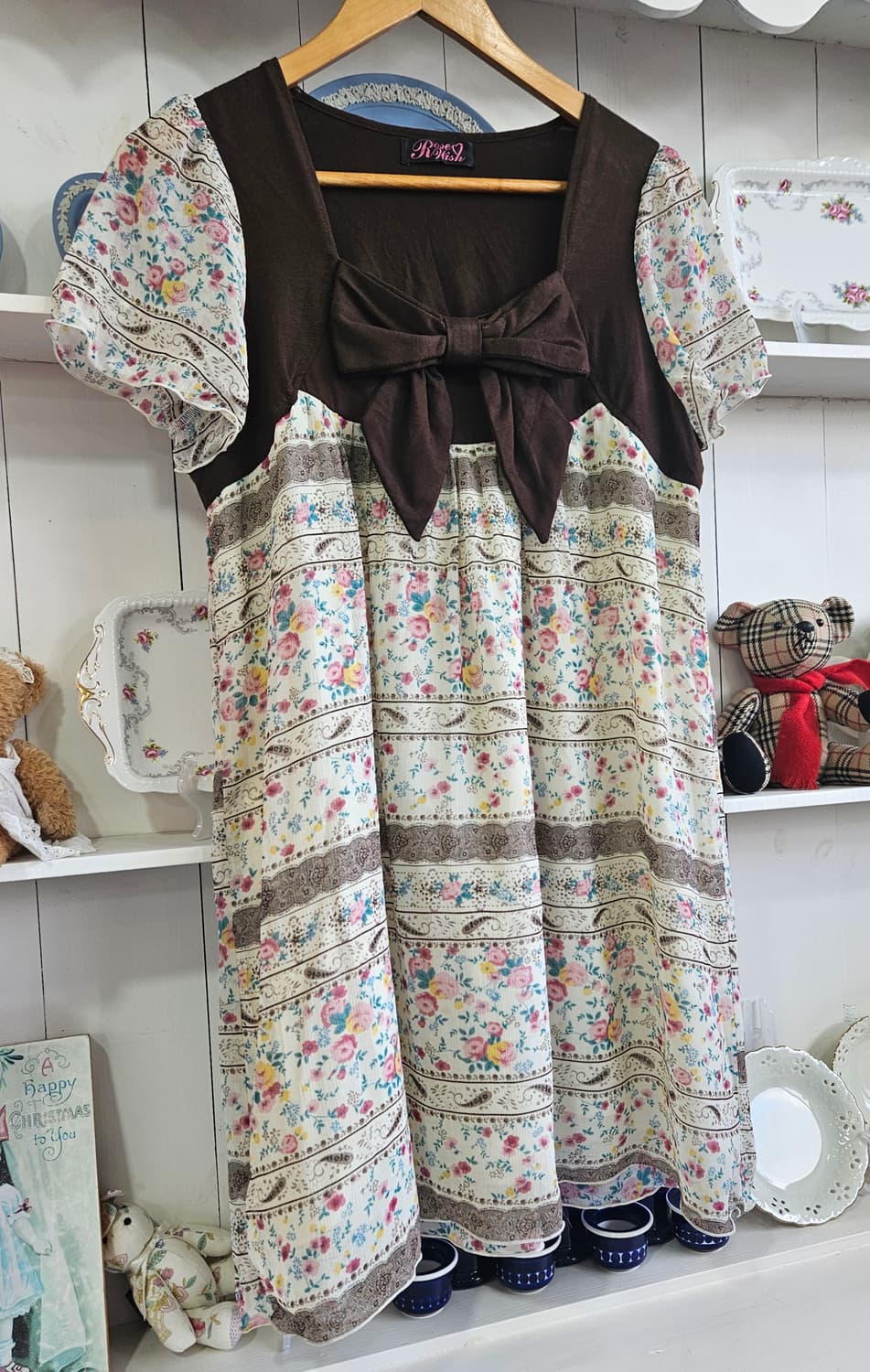 플로럴 리본 원피스 상품이미지3