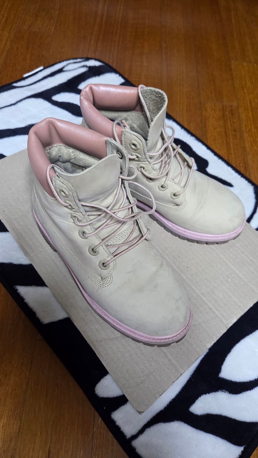 팀버랜드 6인치 부츠 핑크 상품이미지1