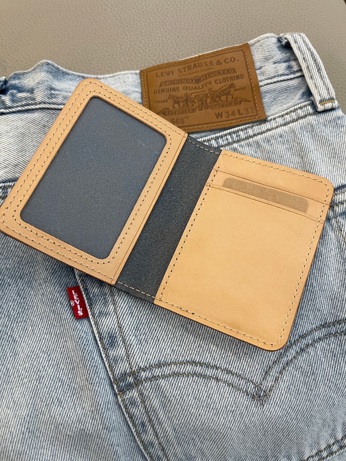 베지터블가죽 에이징 카드지갑 상품이미지5