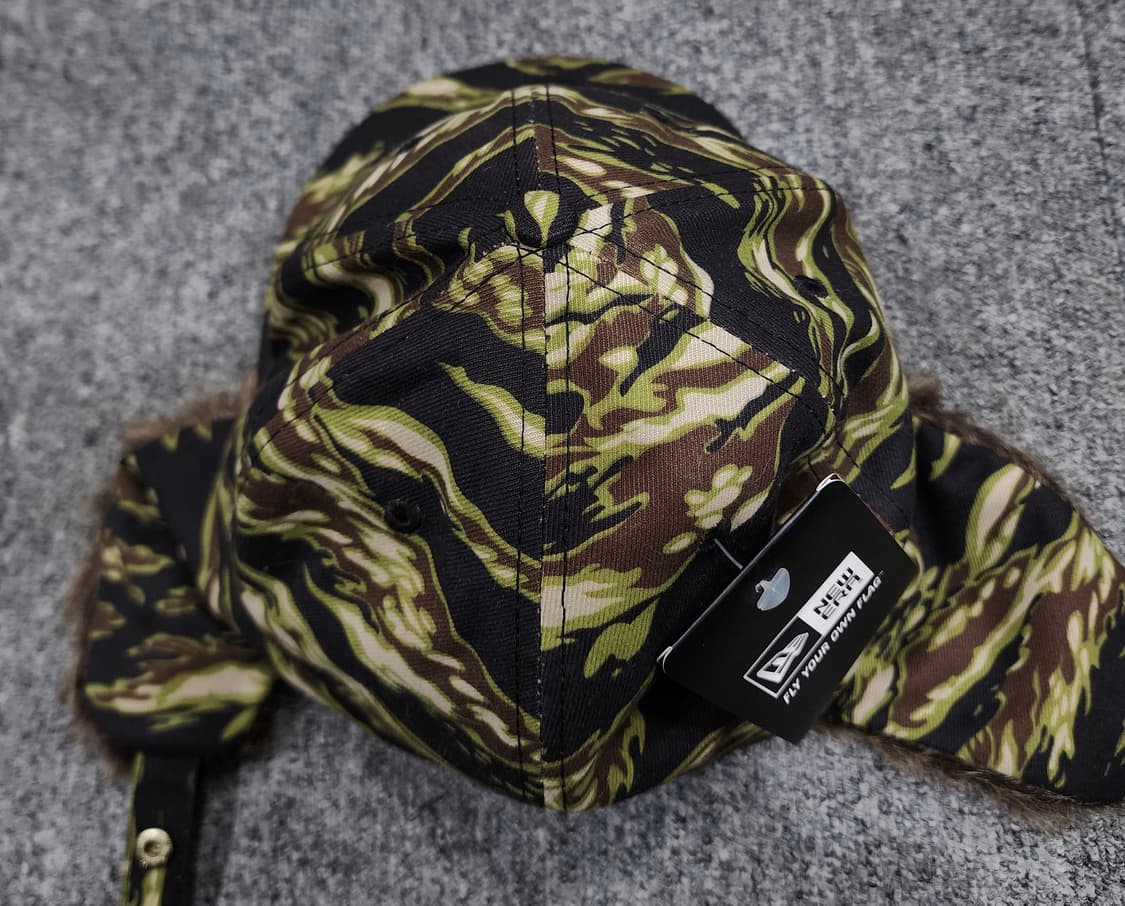 뉴에라 타이거 카모플라쥬 트루퍼햇 플랩캡 모자 57.7cm 상품이미지6