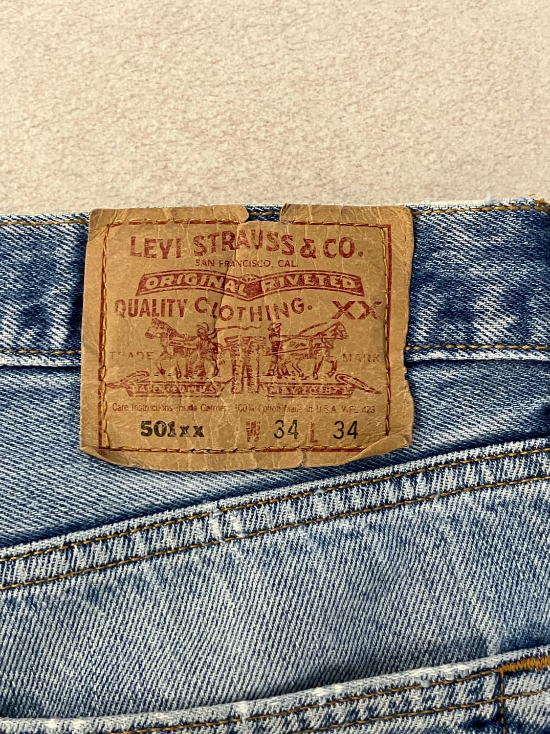 90s Levi’s 501xx (made in USA) 상품이미지6