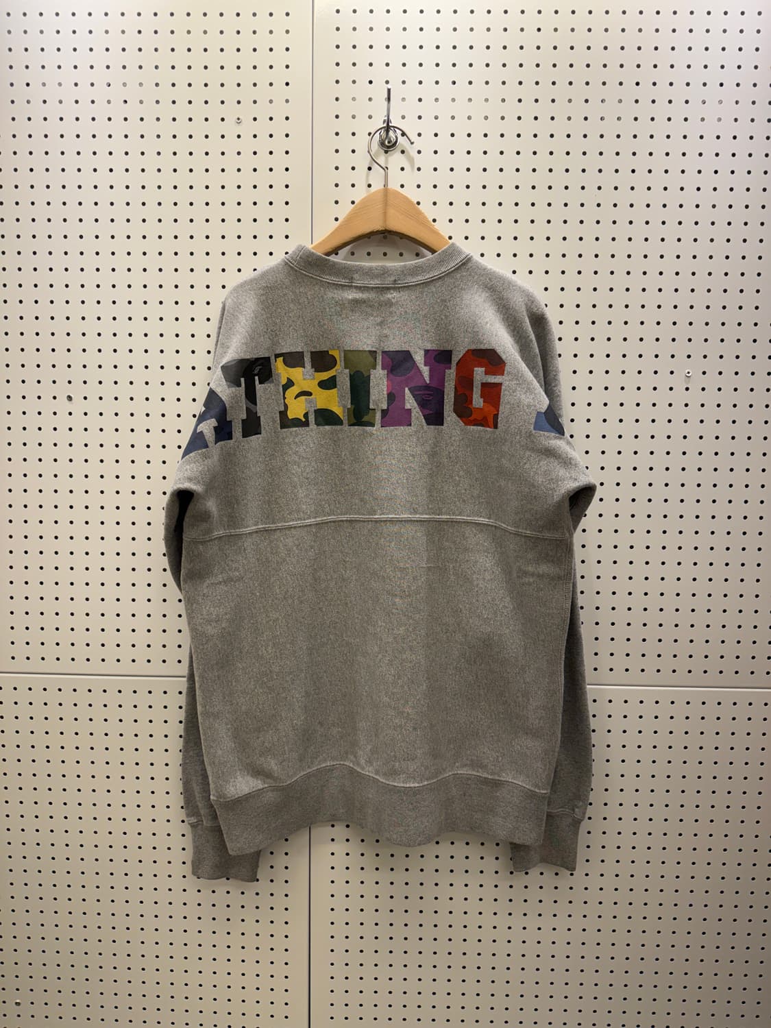 베이프 백로고 빅스펠아웃 스웻 셔츠 U246 상품이미지3