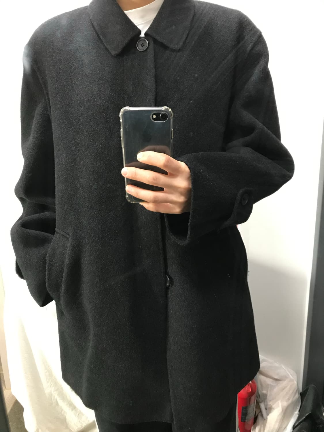 빈티지 하프 울코트 상품이미지7