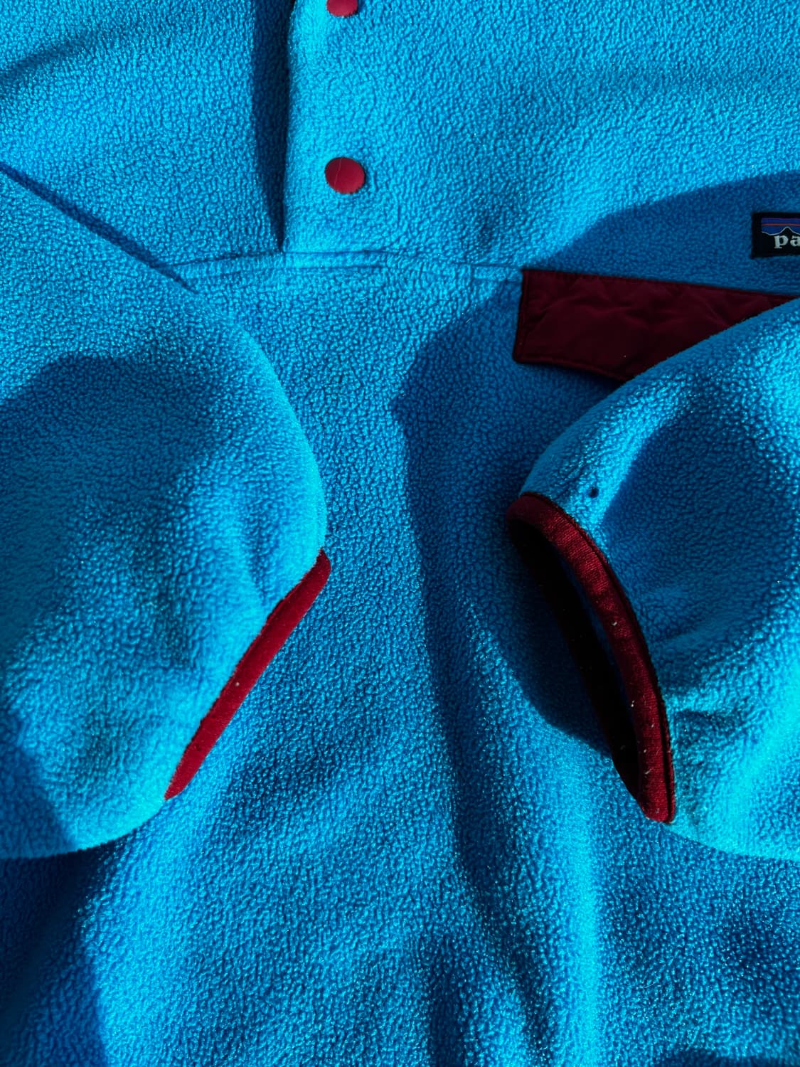 빈티지 파타고니아 신칠라 플리스 블루/레드 맨M 상품이미지6