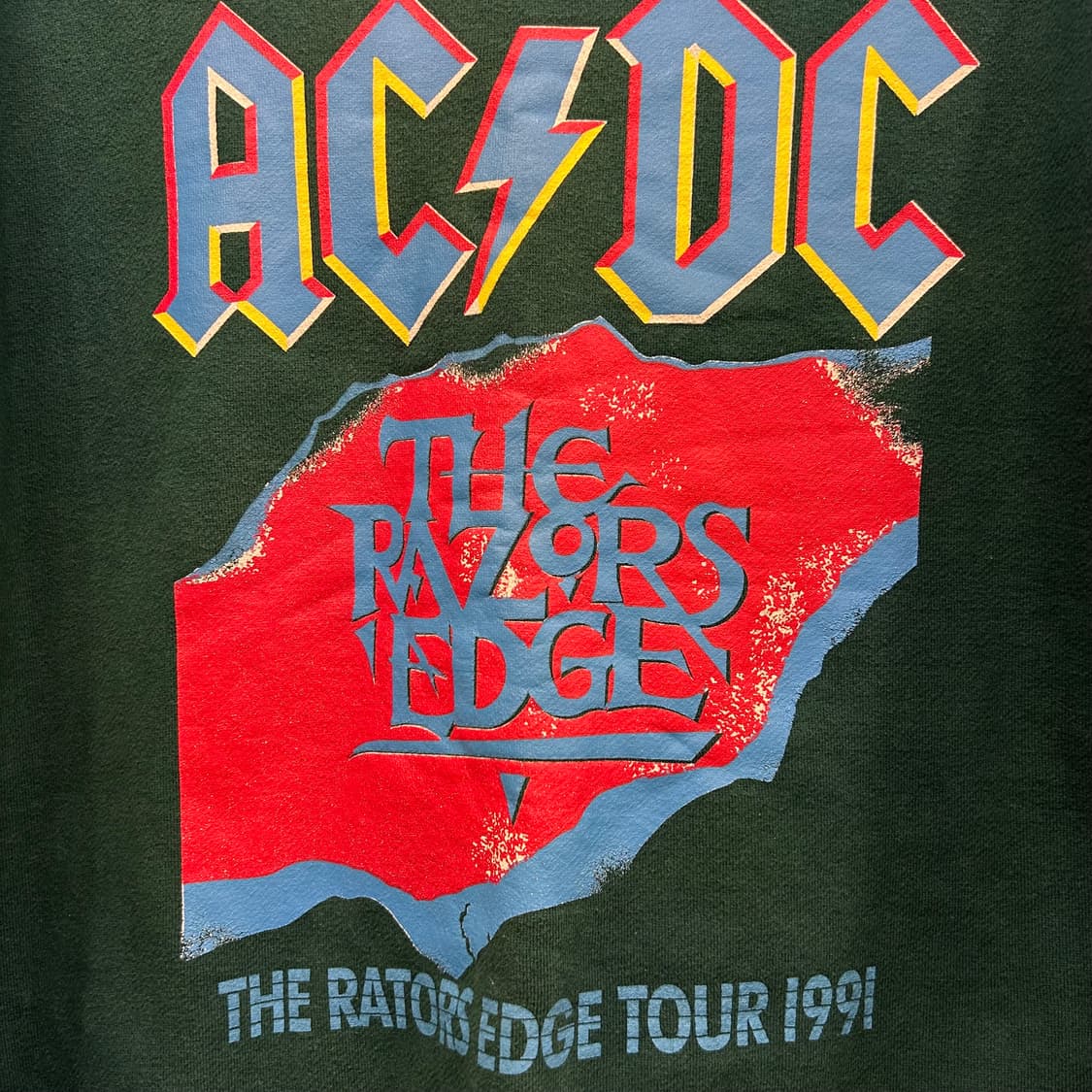 AC/DC 1991 투어링 굿즈 기모 맨투맨 상품이미지4