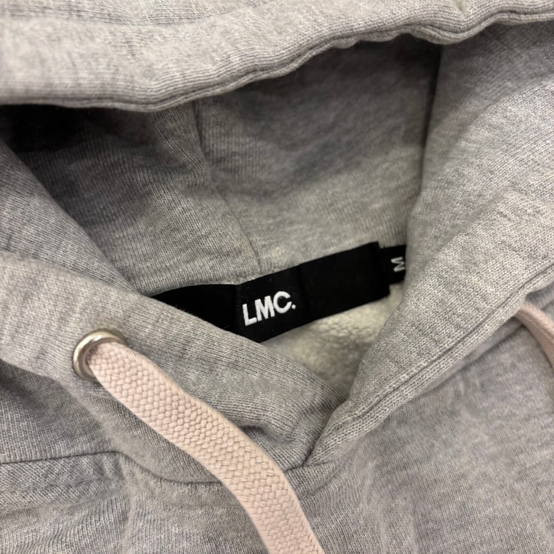 Lmc 빅로고 그레이 후드티 상품이미지4