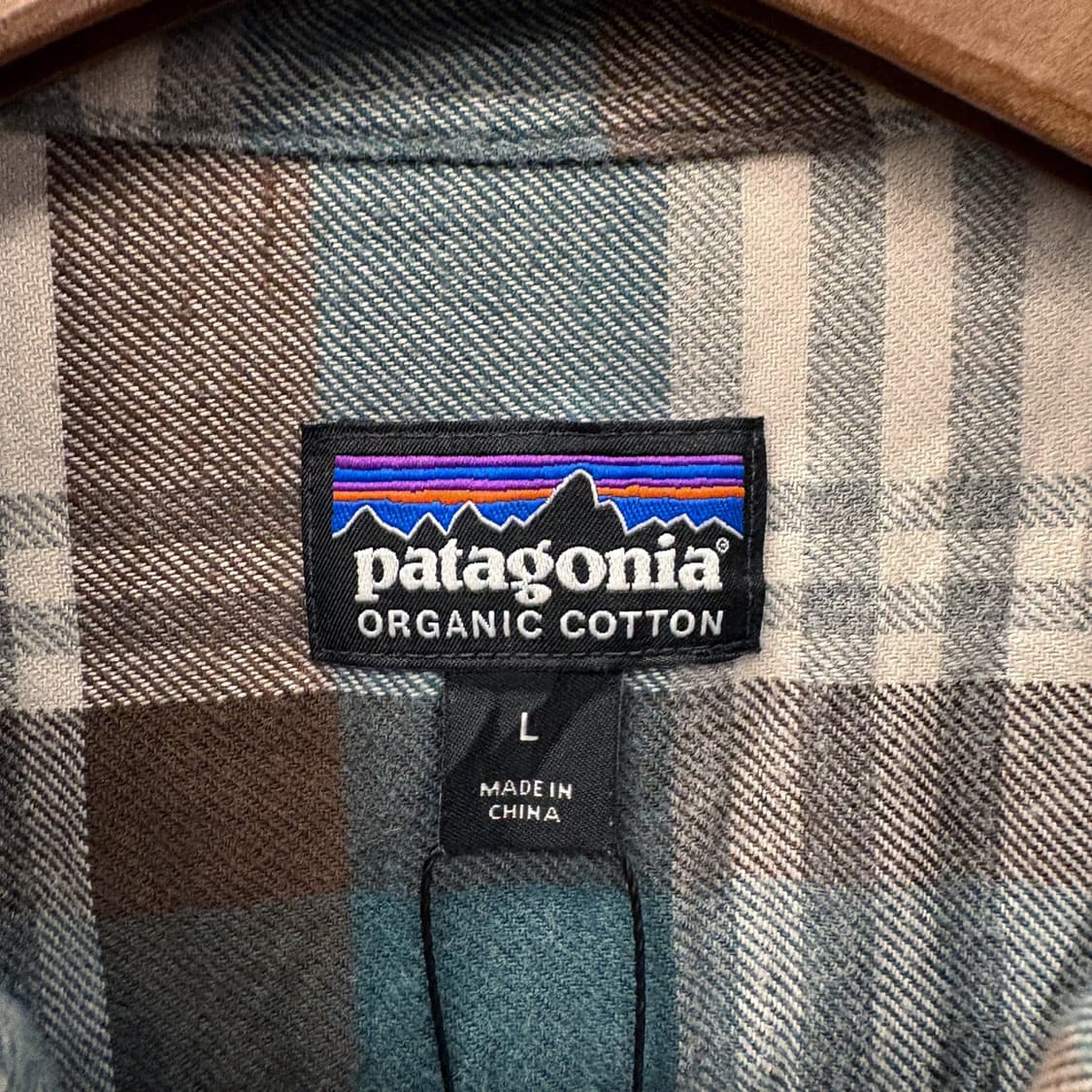 파타고니아 오가닉코튼 타탄 플래드체크 캐주얼 셔츠 캣아이버튼 N659 상품이미지8