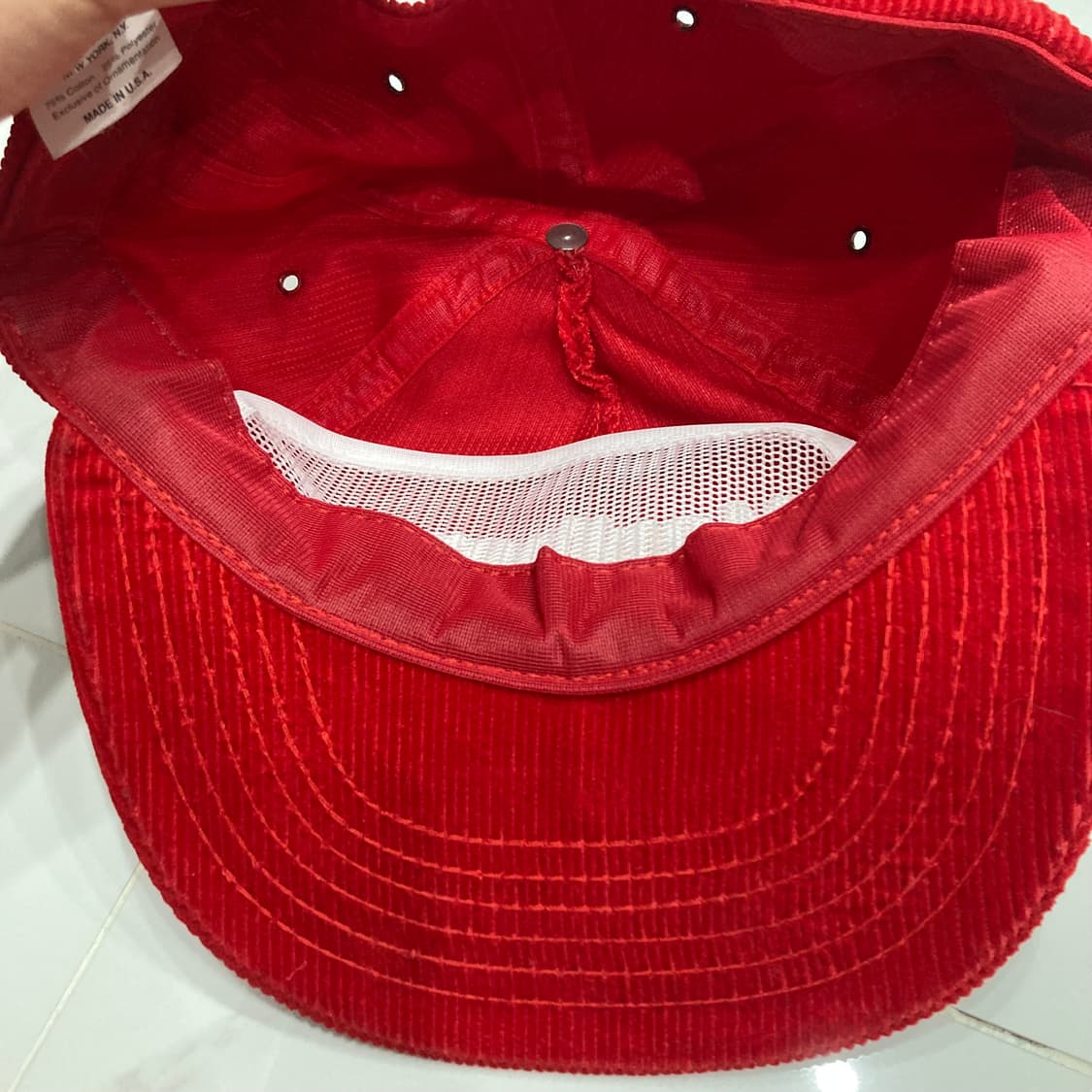 80s(made in usa) Marlboro corduroy cap 상품이미지2