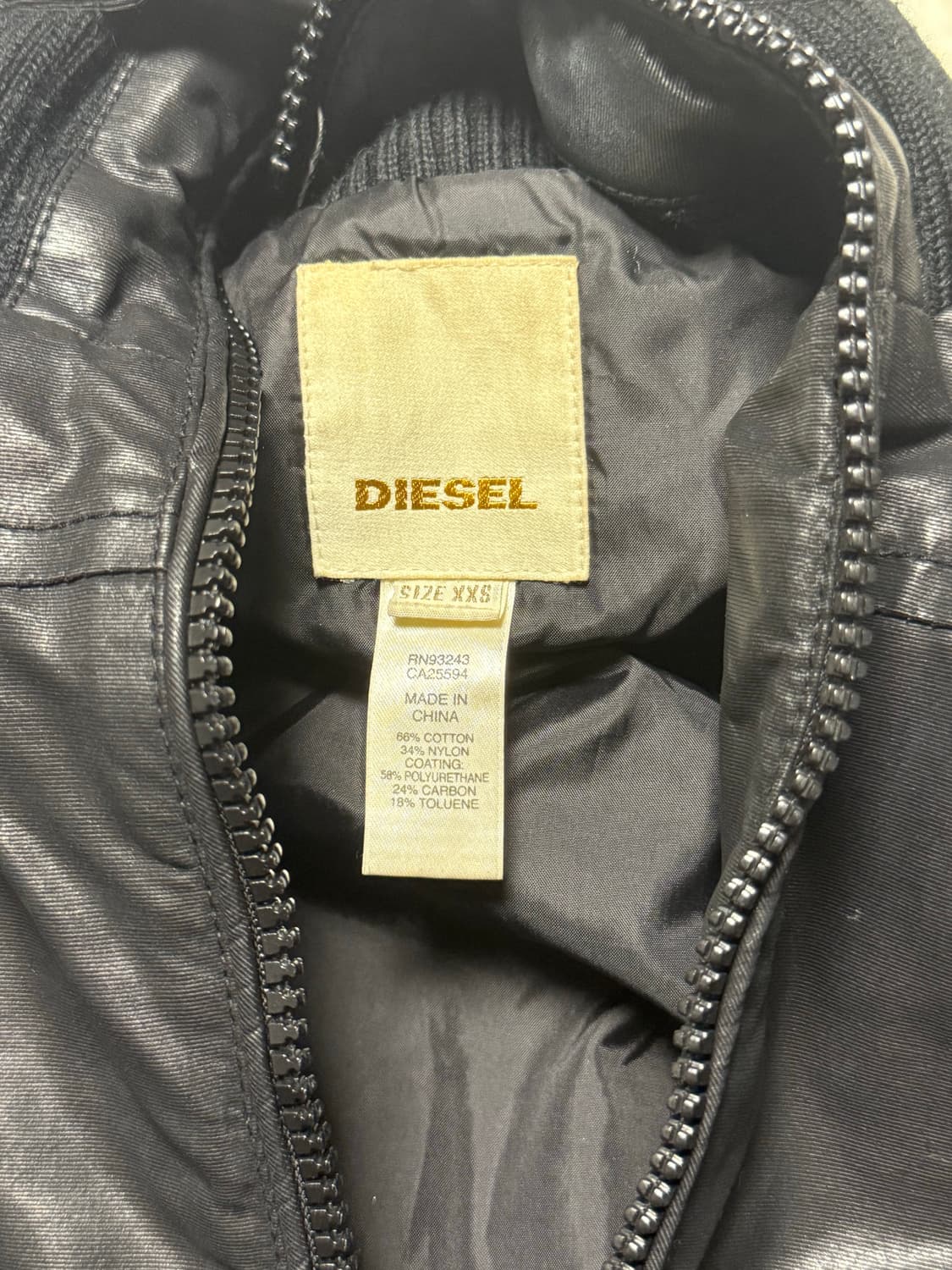 디젤 코팅 라이더 자켓 상품이미지5