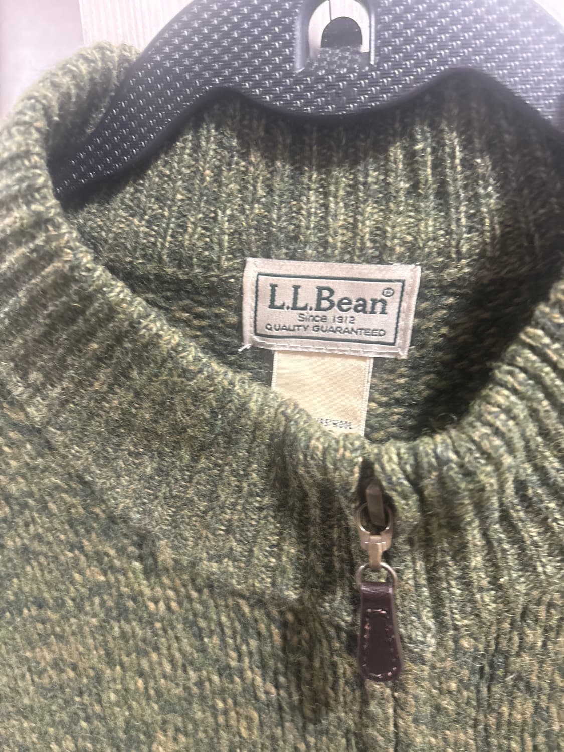 엘엘빈 니트 집업 xl 상품이미지2