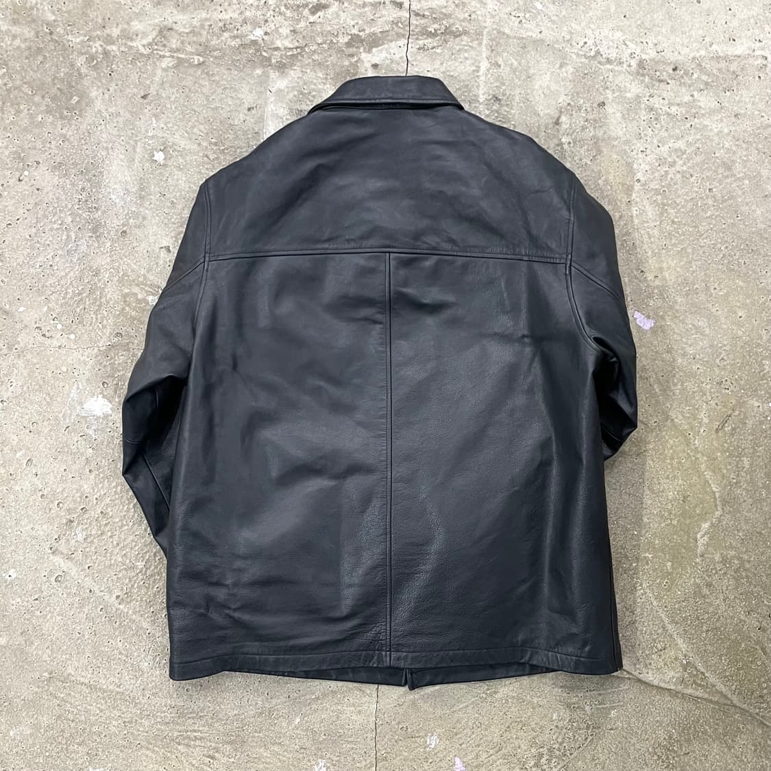 90-00's 갭 레더 카 코트 XXL 상품이미지4