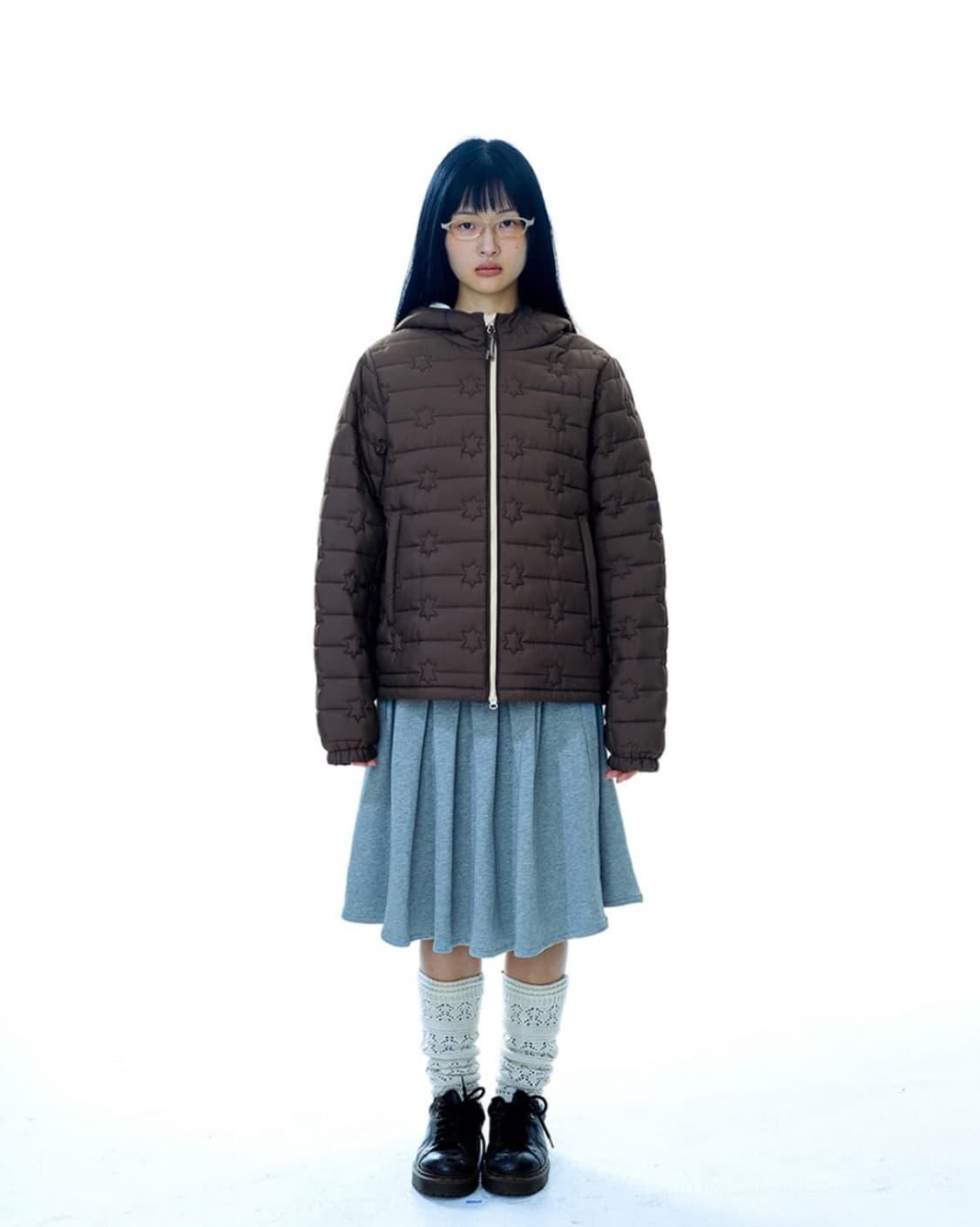 코이세이오 플러피 라이트 패딩 브라운 상품이미지2