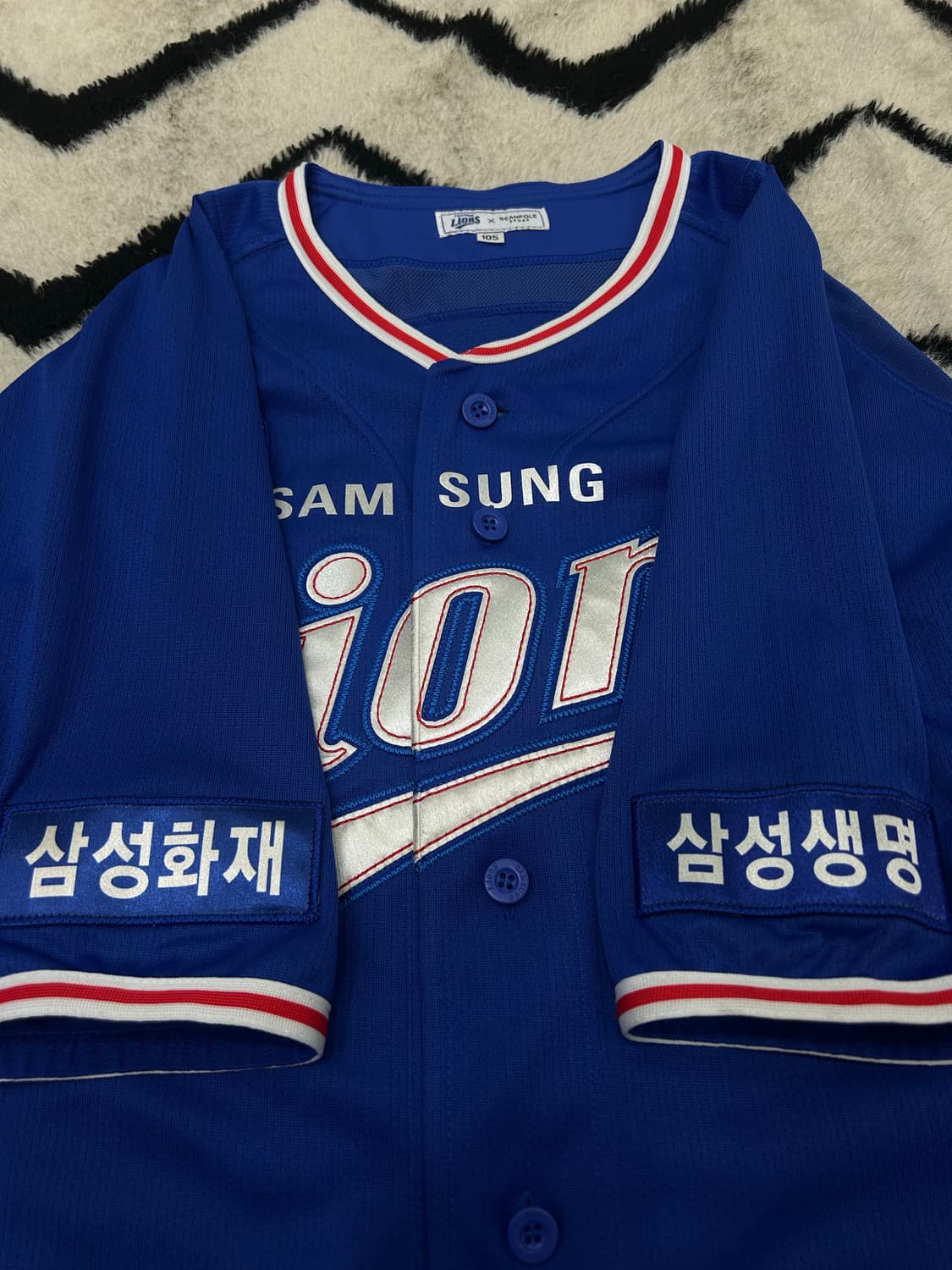 [XL]빈폴 삼성라이온즈 반팔유니폼/구자욱 상품이미지3