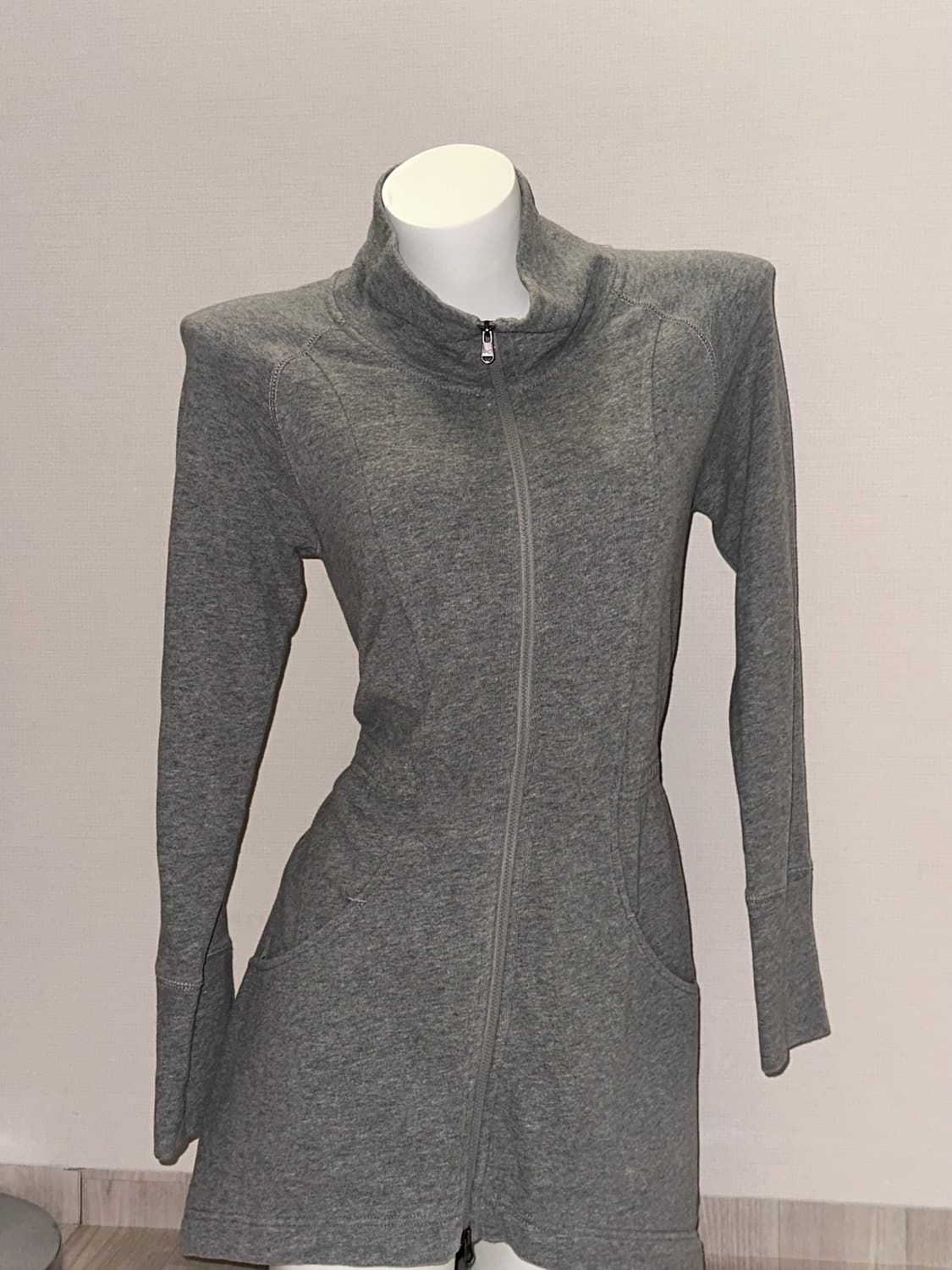 집업 미니 원피스 상품이미지2