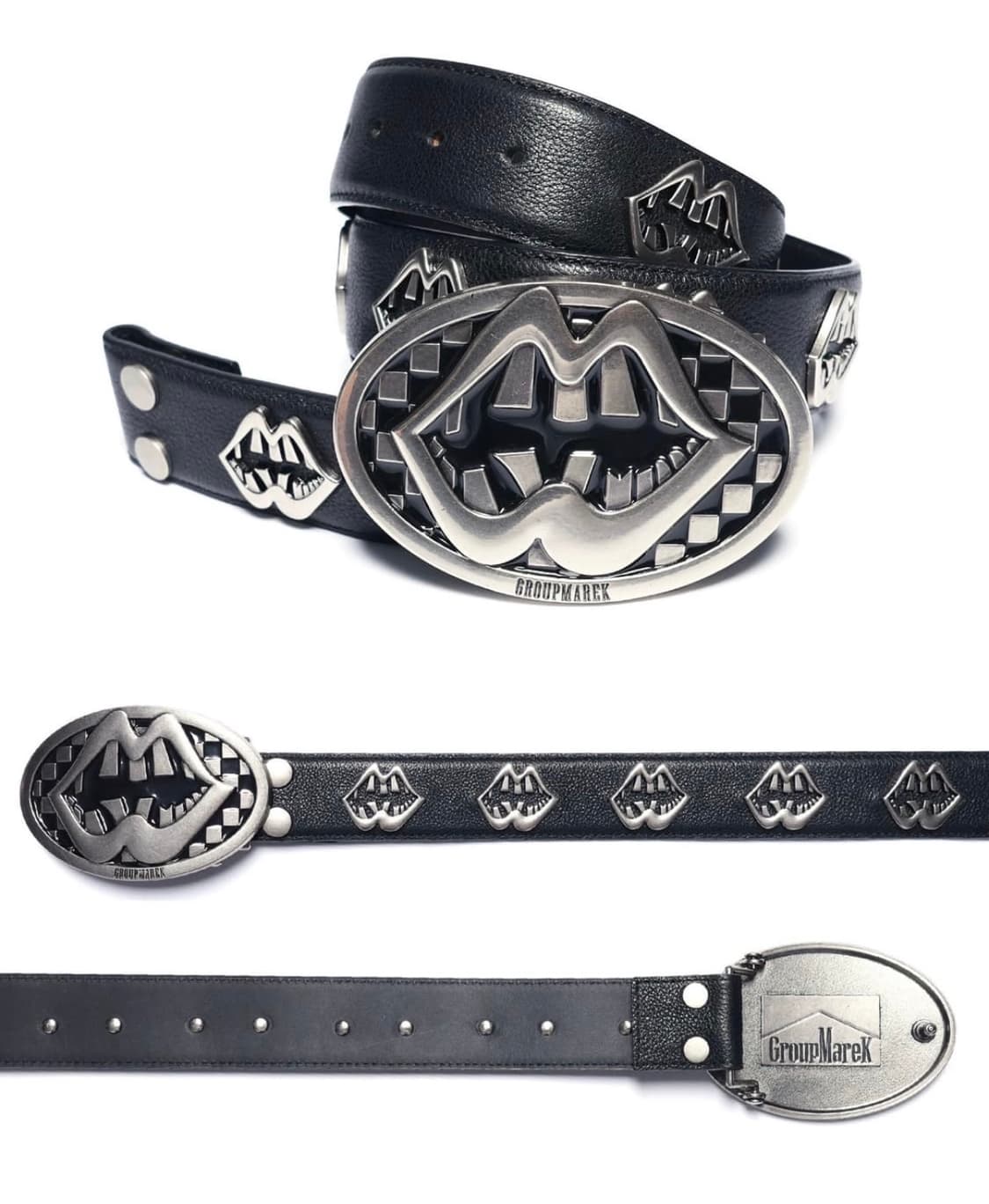 B.access Vintage Leather Logo Belt  상품이미지4