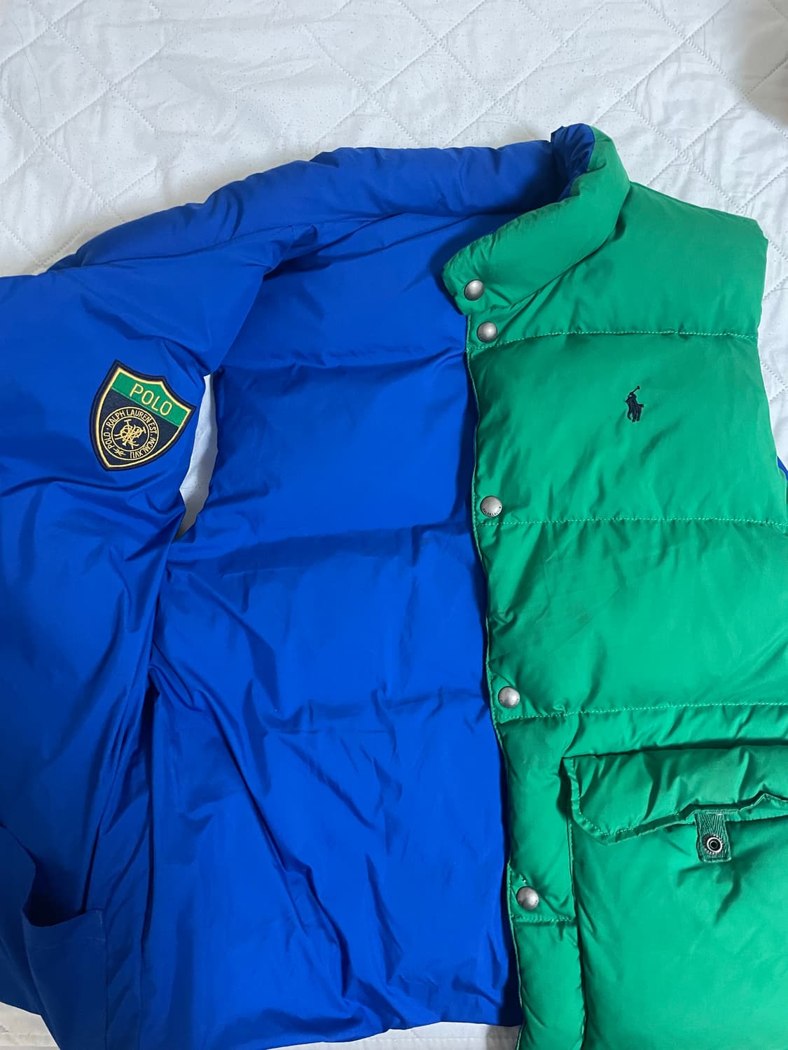 폴로 리버서블 조끼패딩 상품이미지2