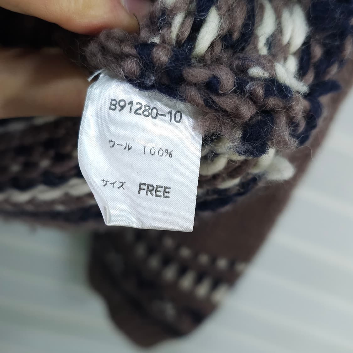 JAPAN 빈티지 BROCCOLI 헤비울 집업니트- 우먼프리 상품이미지8