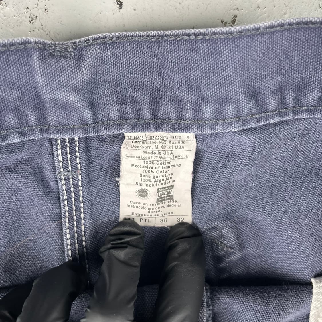 빈티지 칼하트 싱글니 카펜터 팬츠 B11PTL 상품이미지4