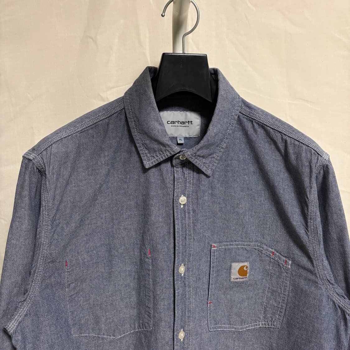 칼하트 윕 샴브레이 워크 셔츠 / 블루, XL 상품이미지2