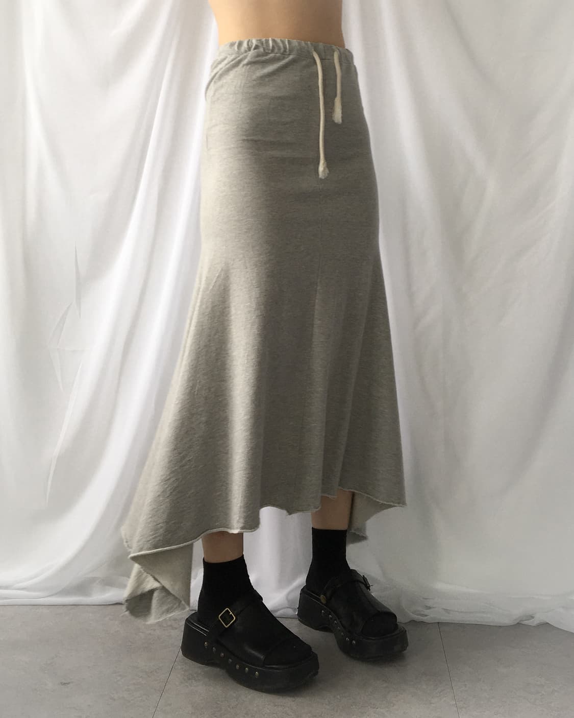 Unbalanced sweat skirt 상품이미지7
