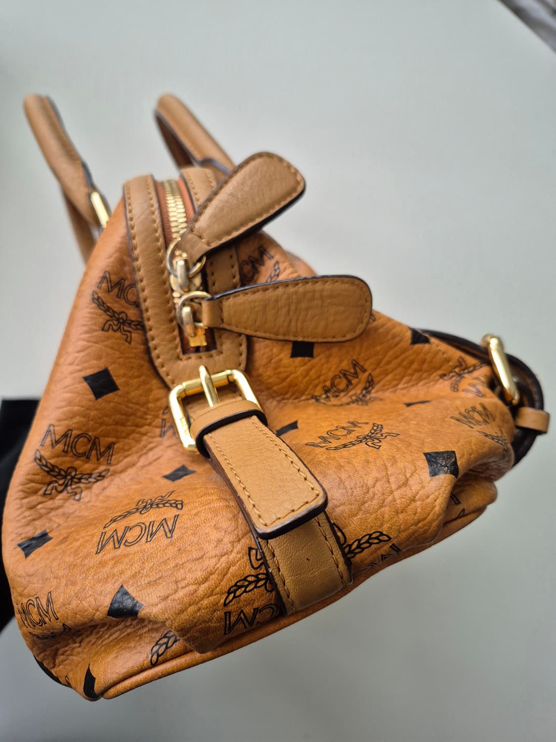 MCM 비세토스 브라운 토트백 상품이미지7