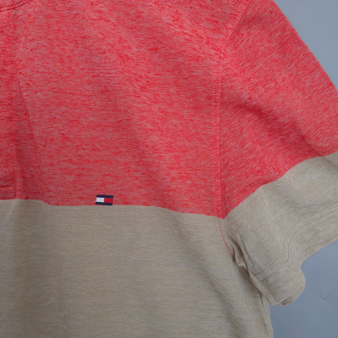 타미힐피거 Tommy Hilfiger 컬러 블록 반팔티 S 상품이미지4