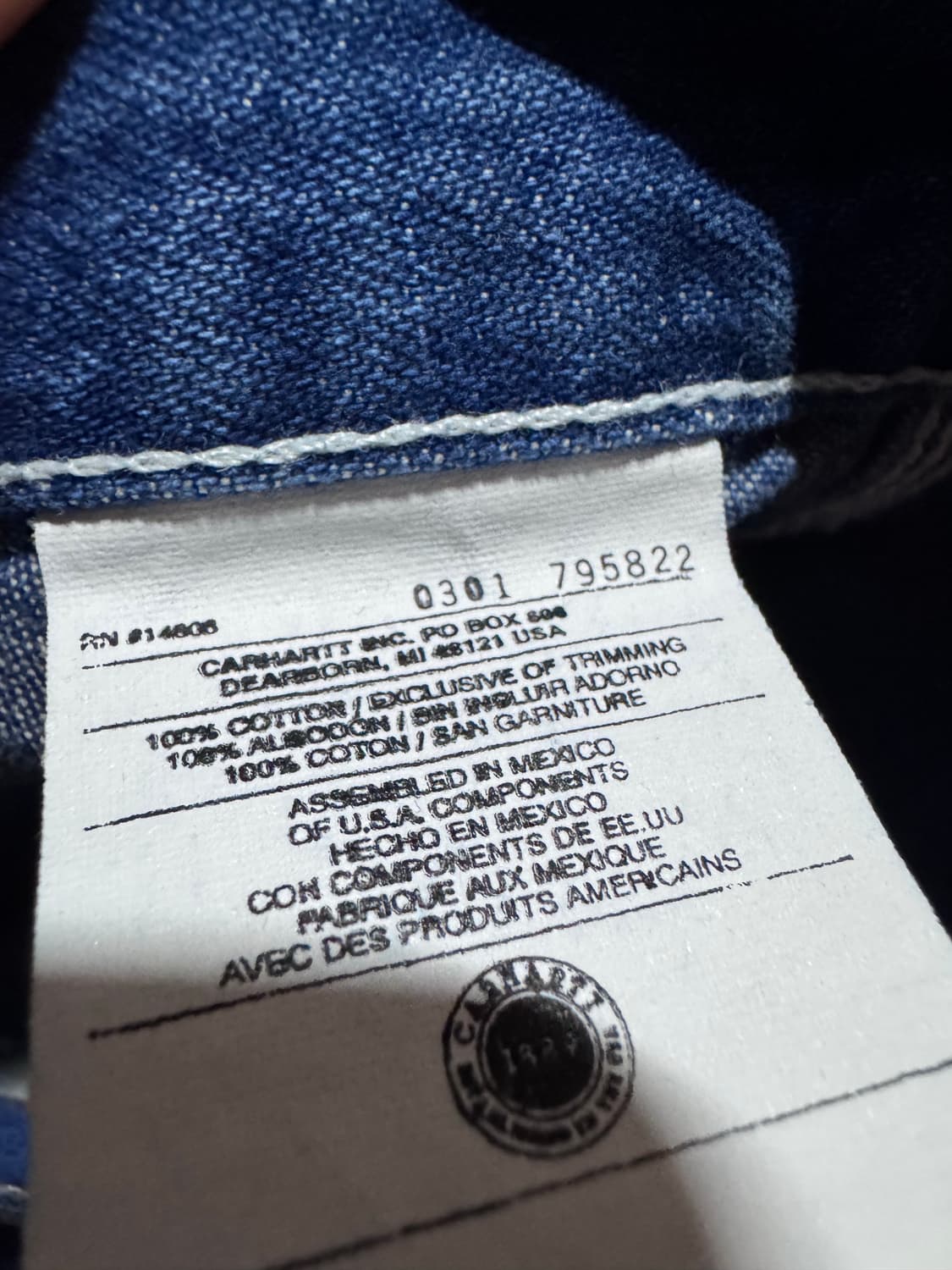 Carhartt 워크데님 팬츠 새상품 W32 상품이미지7