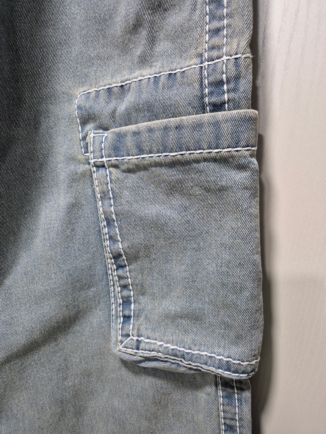 (타임세일)(새상품)트루릴리젼 카고 데님 팬츠L 상품이미지6