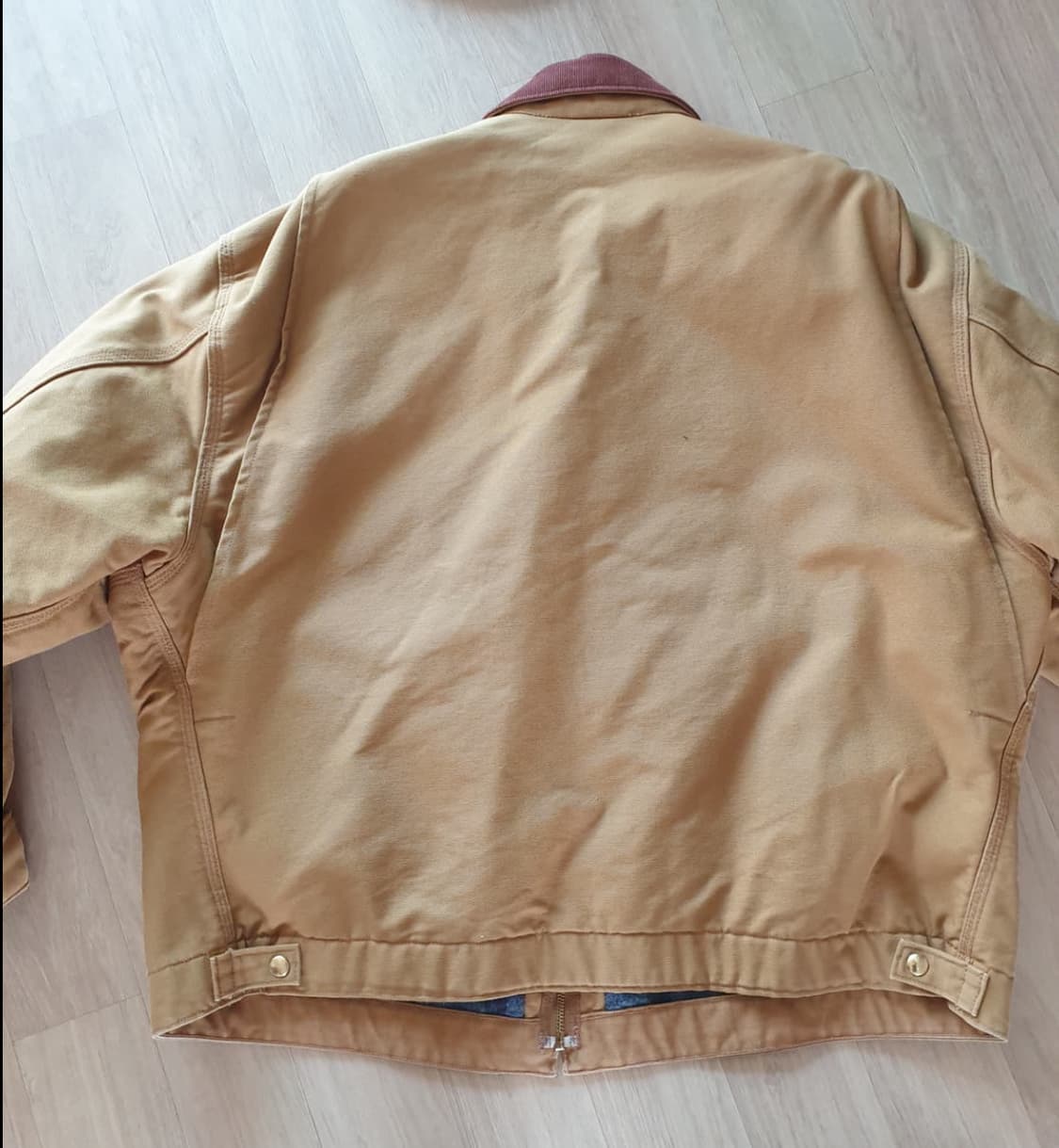 칼하트 디트로이트 j001 자켓 베이지 색상 2XL 상품이미지2