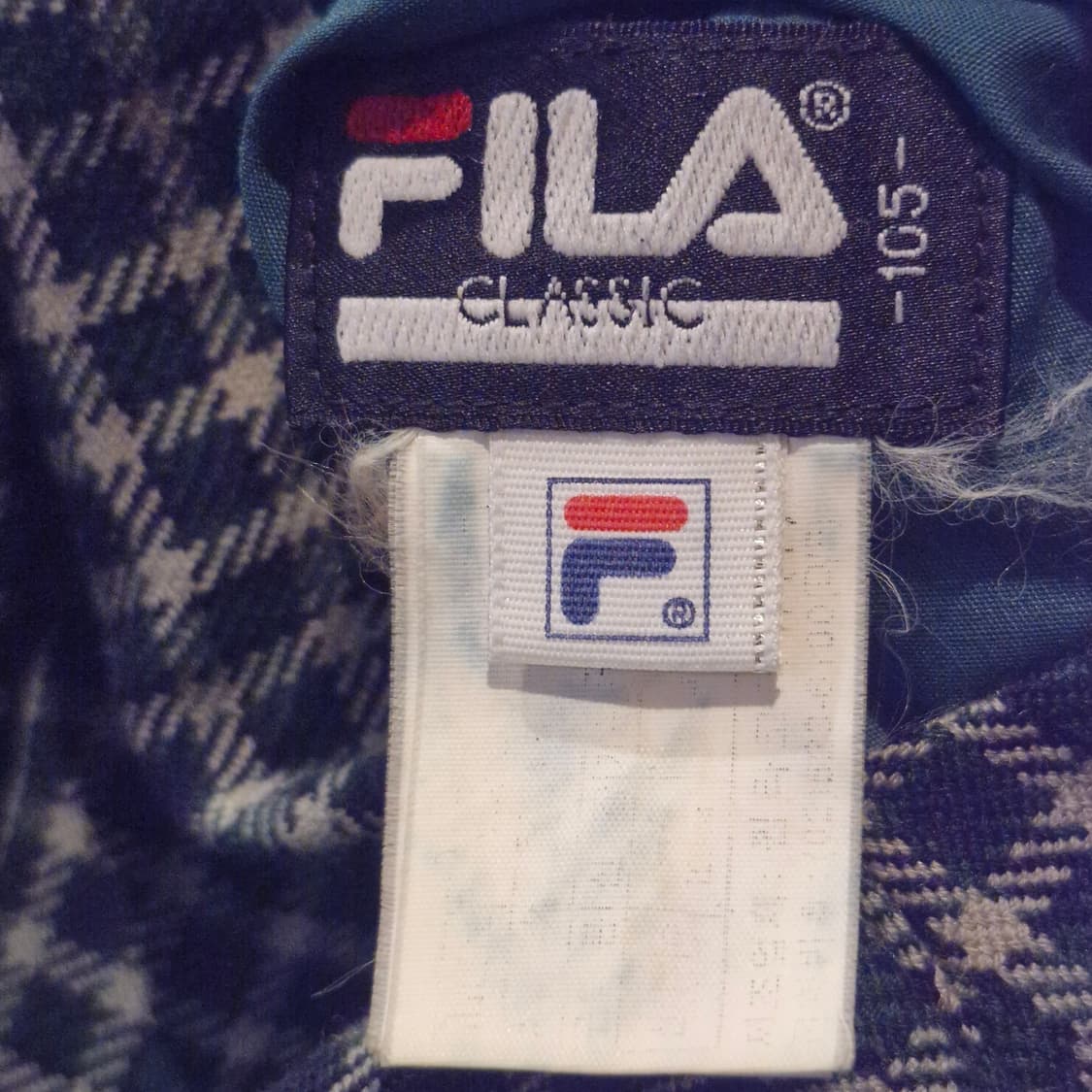 휠라 빈티지 리버시블 블루종 105 상품이미지4